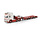 Scania R Highline CR20H 6x2 Tag Axle + Semi Wheel Well Low Loader 4 Axle 'Trailer Christer Transport AB' - 1:50 - WSI Models