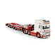 Scania Scania R Highline CR20H 6x2 Tag Axle + Semi Wheel Well Low Loader 4 Axle 'Trailer Christer Transport AB' - 1:50 - WSI Models