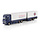 Scania S Highline CS20H Rigid Reefer Truck 6x2 Tag Axle+ Rigid Reefer Drawbar Centre-Axled Trailer 2 Axle 'Floribunda'  - 1:50 - WSI Models