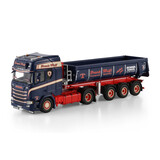 Scania Scania R Highline CR20H 4x2 + Half Pipe Tipper Trailer 3 Axle 'Frank Wulf' - 1:50 - WSI Models Scania Scania R Highline CR20H 4x2 + Half Pipe Tipper Trailer 3 Axle 'Frank Wulf' - 1:50 - WSI Models