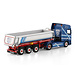 Scania Scania R Highline CR20H 4x2 + Half Pipe Tipper Trailer 3 Axle 'Augst' - 1:50 - WSI Models Scania Scania R Highline CR20H 4x2 + Half Pipe Tipper Trailer 3 Axle 'Augst' - 1:50 - WSI Models