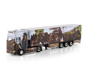 Scania Scania S Highline CS20H 4x2 + Semi Reefer Trailer 3 Axle 'Heide Logistik' - 1:50 - WSI Models