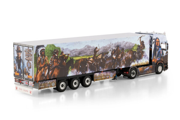 Scania Scania S Highline CS20H 4x2 + Semi Reefer Trailer 3 Axle 'Heide Logistik' - 1:50 - WSI Models Scania Scania S Highline CS20H 4x2 + Semi Reefer Trailer 3 Axle 'Heide Logistik' - 1:50 - WSI Models