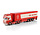 Scania R5 Topline 6x2 Tag Axle + Reefer Semitrailer 3 Axle 'I.M. Van Herk' - 1:50 - WSI Models