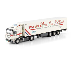 Scania Scania 3 Series 4x2 + Reefer Semitrailer 3 Axle 'van den Elzen G. v. Holland' - 1:50 - WSI Models