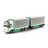 Volvo Volvo FH Aero Globetrotter XL Rigid Box Truck 6x2 Tag Axle + Drawbar Box Trailer 3 Axle 'Transportbedrijf Blom & Zn' - 1:50 - WSI Models