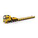 Volvo Volvo FH5 Globetrotter XL 8x4 SL + Semi Low Loader Broshuis 10 Axle 'Stange' - 1:50 - WSI Models