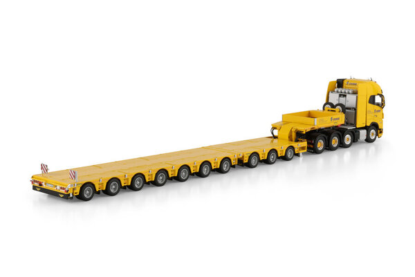 Volvo Volvo FH5 Globetrotter XL 8x4 SL + Semi Low Loader Broshuis 10 Axle 'Stange' - 1:50 - WSI Models