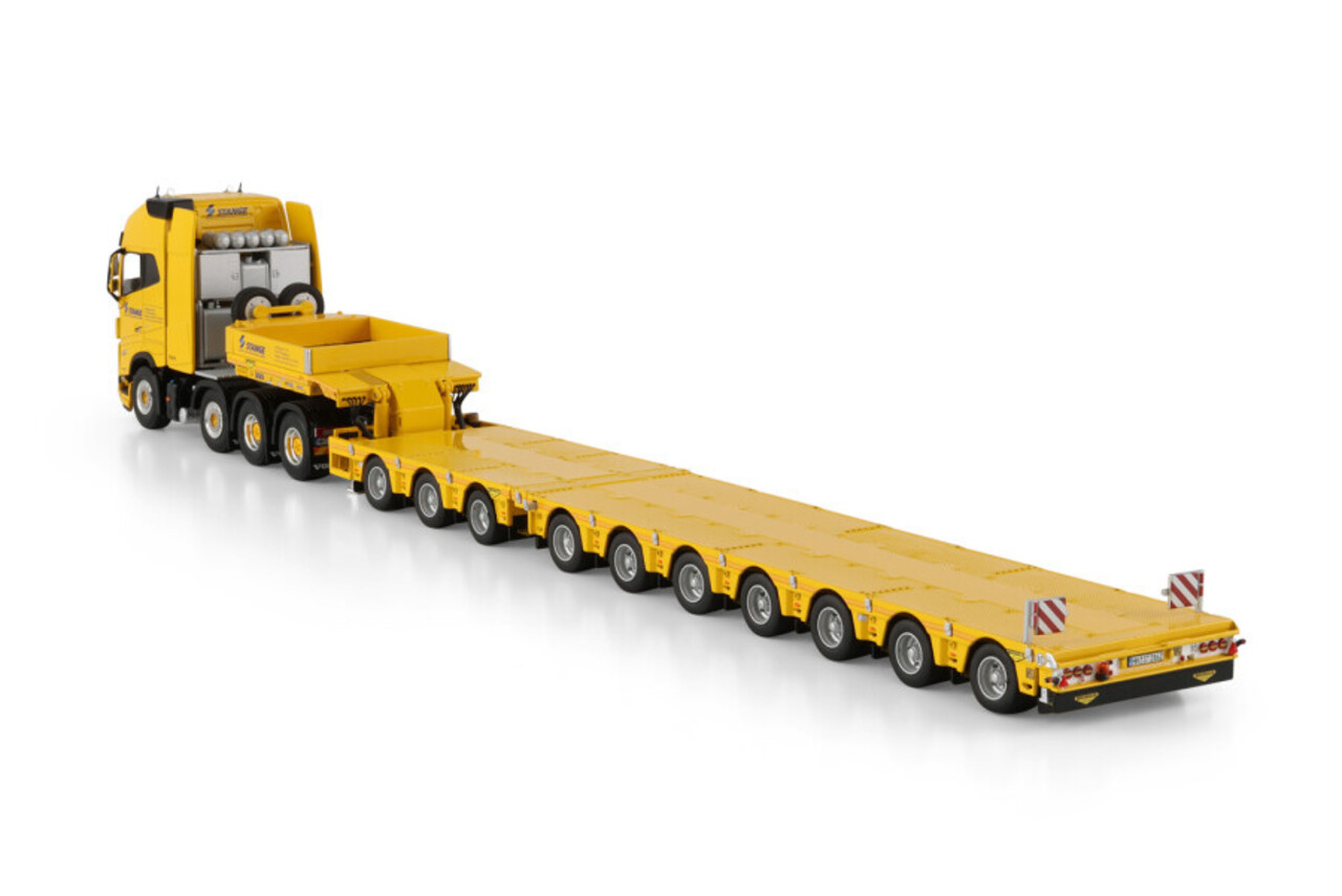 Volvo Volvo FH5 Globetrotter XL 8x4 SL + Semi Low Loader Broshuis 10 Axle 'Stange' - 1:50 - WSI Models