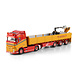 Volvo Volvo FH Aero Globetrotter 4x2 + Semi Brick Trailer 3 Axle + Crane 'Goyens' - 1:50 - WSI Models Volvo Volvo FH Aero Globetrotter 4x2 + Semi Brick Trailer 3 Axle + Crane 'Goyens' - 1:50 - WSI Models