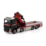 Volvo Volvo FH5 Sleeper Cab Rigid Flatbed Truck 8x2 Tag Axle + Palfinger PK 78002 SH + Jib 'Mammoet Merchandising' - 1:50 - WSI Models Volvo Volvo FH5 Sleeper Cab Rigid Flatbed Truck 8x2 Tag Axle + Palfinger PK 78002 SH + Jib 'Mammoet Merchandising' - 1:50 - WSI Models