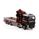 Volvo Volvo FH5 Sleeper Cab Rigid Flatbed Truck 8x2 Tag Axle + Palfinger PK 78002 SH + Jib 'Mammoet Merchandising' - 1:50 - WSI Models Volvo Volvo FH5 Sleeper Cab Rigid Flatbed Truck 8x2 Tag Axle + Palfinger PK 78002 SH + Jib 'Mammoet Merchandising' - 1:50 - WSI Models