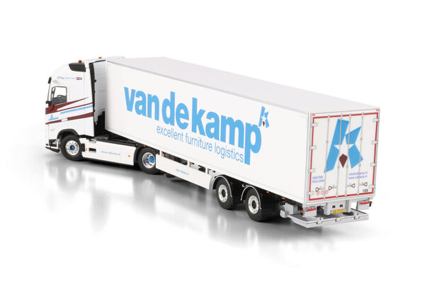 Volvo Volvo FH Aero Globetrotter XL 4x2 + Tridec Box Semitrailer 2 Axle 'van de kamp'  - 1:50 - WSI Models