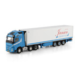Volvo Volvo FH Aero Globetrotter XL 6x2 Twin Steer + Reefer Semitrailer 3 Axle 'Jansen Urk' - 1:50 - WSI Models Volvo Volvo FH Aero Globetrotter XL 6x2 Twin Steer + Reefer Semitrailer 3 Axle 'Jansen Urk' - 1:50 - WSI Models