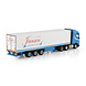 Volvo Volvo FH Aero Globetrotter XL 6x2 Twin Steer + Reefer Semitrailer 3 Axle 'Jansen Urk' - 1:50 - WSI Models Volvo Volvo FH Aero Globetrotter XL 6x2 Twin Steer + Reefer Semitrailer 3 Axle 'Jansen Urk' - 1:50 - WSI Models