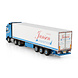 Volvo Volvo FH Aero Globetrotter XL 6x2 Twin Steer + Reefer Semitrailer 3 Axle 'Jansen Urk' - 1:50 - WSI Models Volvo Volvo FH Aero Globetrotter XL 6x2 Twin Steer + Reefer Semitrailer 3 Axle 'Jansen Urk' - 1:50 - WSI Models