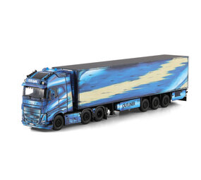 Volvo Volvo FH5 Globetrotter XL 6x2 Twin Steer + Semi Reefer Trailer 3 Axle 'Thomann'  - 1:50 - WSI Models