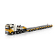 Volvo Volvo FH5 Globetrotter 8x4 + Nooteboom Manoovr Semi Low Loader 3+7 Axle 'Aertssen'   - 1:50 - WSI Models