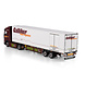 Volvo Volvo FH Aero Globetrotter Electric 4x2 + Reefer Semitrailer 2 Axle 'Galliker' - 1:50 - WSI Models Volvo Volvo FH Aero Globetrotter Electric 4x2 + Reefer Semitrailer 2 Axle 'Galliker' - 1:50 - WSI Models