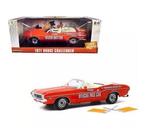 Dodge Dodge Challenger Official Pace Car 1971 - 1:18 - Greenlight Dodge Dodge Challenger Official Pace Car 1971 - 1:18 - Greenlight
