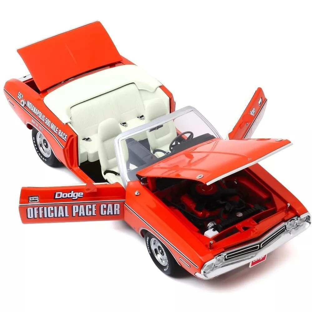 Dodge Dodge Challenger Official Pace Car 1971 - 1:18 - Greenlight Dodge Dodge Challenger Official Pace Car 1971 - 1:18 - Greenlight