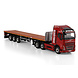 Volvo Volvo FH5 Globetrotter Electric 6x2 Tag Axle + Flatbed Semitrailer 3 Axle 'Logi Trans' - 1:50 - WSI Models Volvo Volvo FH5 Globetrotter Electric 6x2 Tag Axle + Flatbed Semitrailer 3 Axle 'Logi Trans' - 1:50 - WSI Models