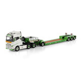 Volvo Volvo FH5 Globetrotter 6x4 + Semi Low Loader + Dolly 1 Axle + 3 Axle 'Rachet' - 1:50 - WSI Models Volvo Volvo FH5 Globetrotter 6x4 + Semi Low Loader + Dolly 1 Axle + 3 Axle 'Rachet' - 1:50 - WSI Models