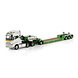 Volvo Volvo FH5 Globetrotter 6x4 + Semi Low Loader + Dolly 1 Axle + 3 Axle 'Rachet'  - 1:50 - WSI Models