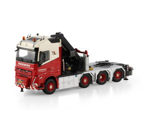 Volvo Volvo FH5 Globetrotter Tractor 8x2 Tag Axle  + Palfinger PK 92002 SH + Jib 'Wagenborg Netlift'- 1:50 - WSI Models