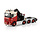 Volvo FH5 Globetrotter Tractor 8x2 Tag Axle  + Palfinger PK 92002 SH + Jib 'Wagenborg Netlift'- 1:50 - WSI Models