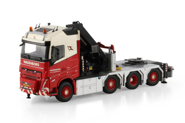 Volvo Volvo FH5 Globetrotter Tractor 8x2 Tag Axle + Palfinger PK 92002 SH + Jib 'Wagenborg Netlift'- 1:50 - WSI Models Volvo Volvo FH5 Globetrotter Tractor 8x2 Tag Axle + Palfinger PK 92002 SH + Jib 'Wagenborg Netlift'- 1:50 - WSI Models