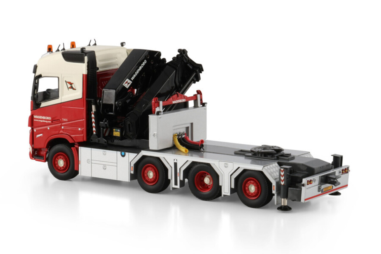 Volvo Volvo FH5 Globetrotter Tractor 8x2 Tag Axle + Palfinger PK 92002 SH + Jib 'Wagenborg Netlift'- 1:50 - WSI Models Volvo Volvo FH5 Globetrotter Tractor 8x2 Tag Axle + Palfinger PK 92002 SH + Jib 'Wagenborg Netlift'- 1:50 - WSI Models