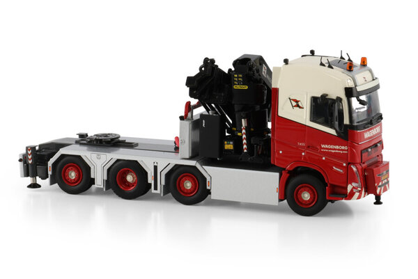 Volvo Volvo FH5 Globetrotter Tractor 8x2 Tag Axle + Palfinger PK 92002 SH + Jib 'Wagenborg Netlift'- 1:50 - WSI Models Volvo Volvo FH5 Globetrotter Tractor 8x2 Tag Axle + Palfinger PK 92002 SH + Jib 'Wagenborg Netlift'- 1:50 - WSI Models