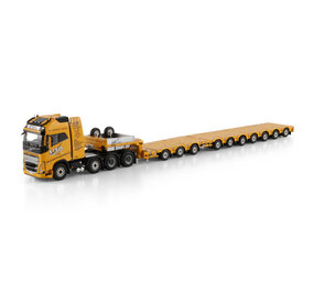 Volvo Volvo FH5 Globetrotter XL 8x4 + Nooteboom Manoovr Semi Low Loader 3+7 Axle 'Steil' - 1:50 - WSI Models