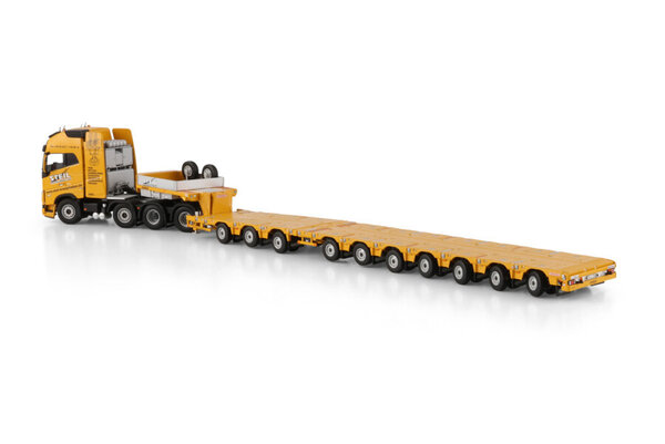 Volvo Volvo FH5 Globetrotter XL 8x4 + Nooteboom Manoovr Semi Low Loader 3+7 Axle 'Steil' - 1:50 - WSI Models Volvo Volvo FH5 Globetrotter XL 8x4 + Nooteboom Manoovr Semi Low Loader 3+7 Axle 'Steil' - 1:50 - WSI Models