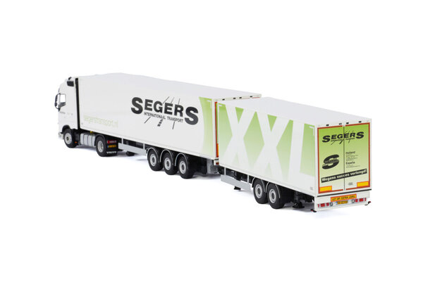 Volvo Volvo FH4 Globetrotter 4x2 + Semi Box Trailer 3 Axle + Drawbar Box Trailer 2 Axle 'Segers Transport' (LZV) - 1:50 - WSI Models Volvo Volvo FH4 Globetrotter 4x2 + Semi Box Trailer 3 Axle + Drawbar Box Trailer 2 Axle 'Segers Transport' (LZV) - 1:50 - WSI Models