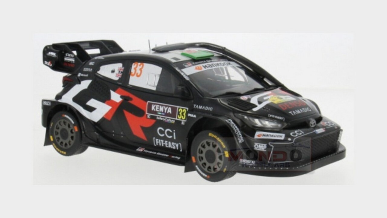 Toyota Toyota GR Yaris Rally1 #33 Winner Safari Rally Kenia 2025 - 1:18 - IXO Models Toyota Toyota GR Yaris Rally1 #33 Winner Safari Rally Kenia 2025 - 1:18 - IXO Models