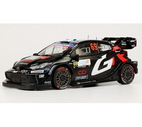 Toyota Toyota GR Yaris Rally 1 #69 Winner Rally Canary Islands 2025 - 1:18 - IXO Models Toyota Toyota GR Yaris Rally 1 #69 Winner Rally Canary Islands 2025 - 1:18 - IXO Models