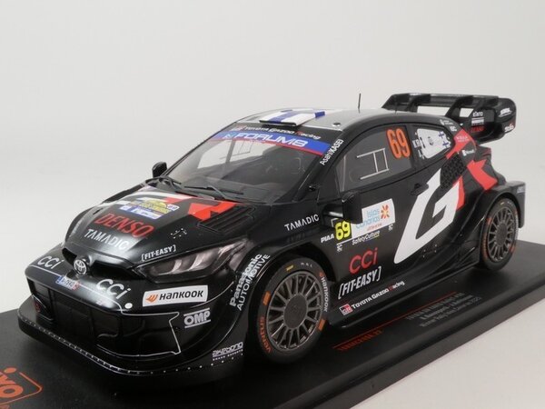 Toyota Toyota GR Yaris Rally 1 #69 Winner Rally Canary Islands 2025 - 1:18 - IXO Models Toyota Toyota GR Yaris Rally 1 #69 Winner Rally Canary Islands 2025 - 1:18 - IXO Models