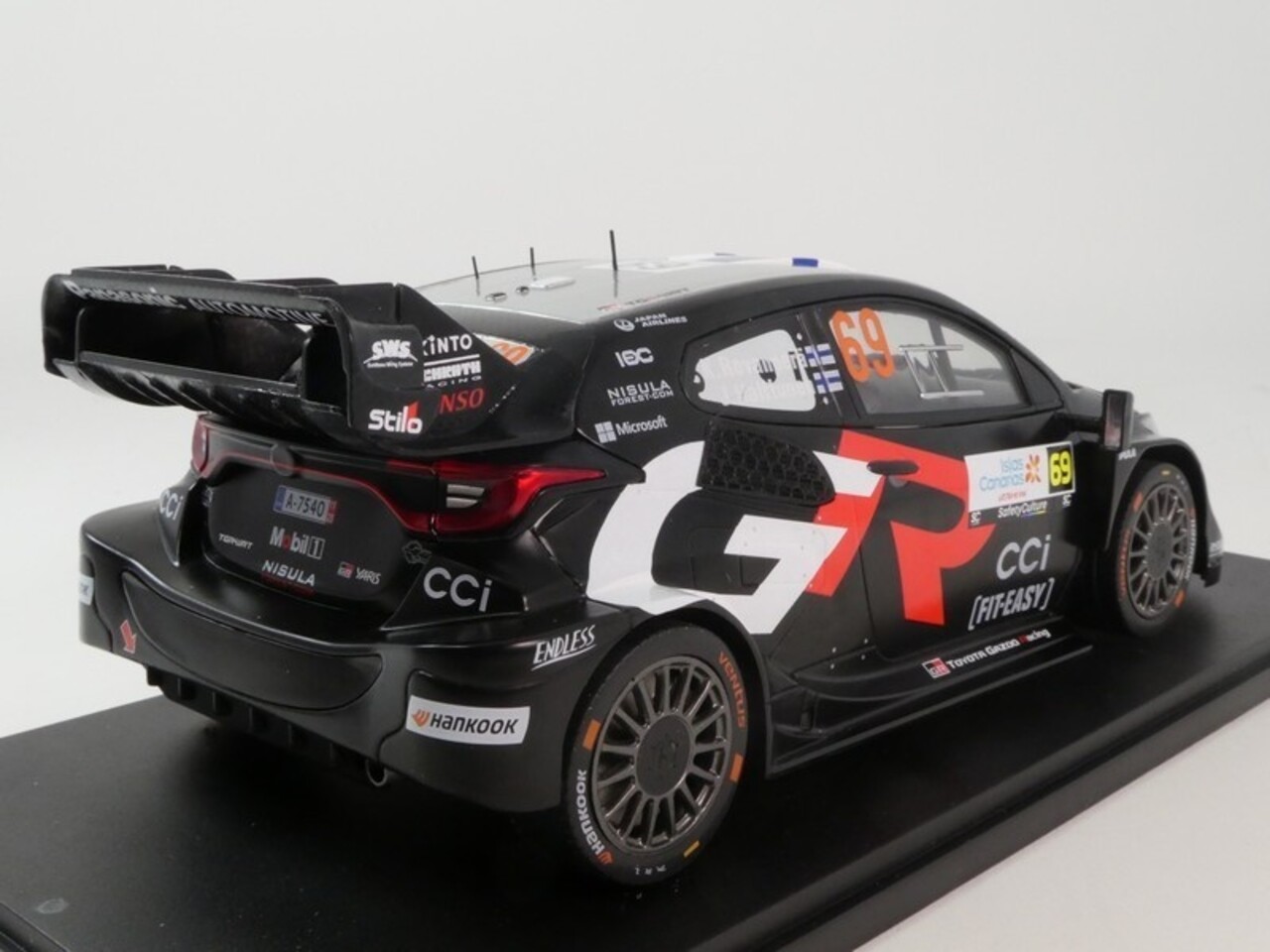 Toyota Toyota GR Yaris Rally 1 #69 Winner Rally Canary Islands 2025 - 1:18 - IXO Models Toyota Toyota GR Yaris Rally 1 #69 Winner Rally Canary Islands 2025 - 1:18 - IXO Models