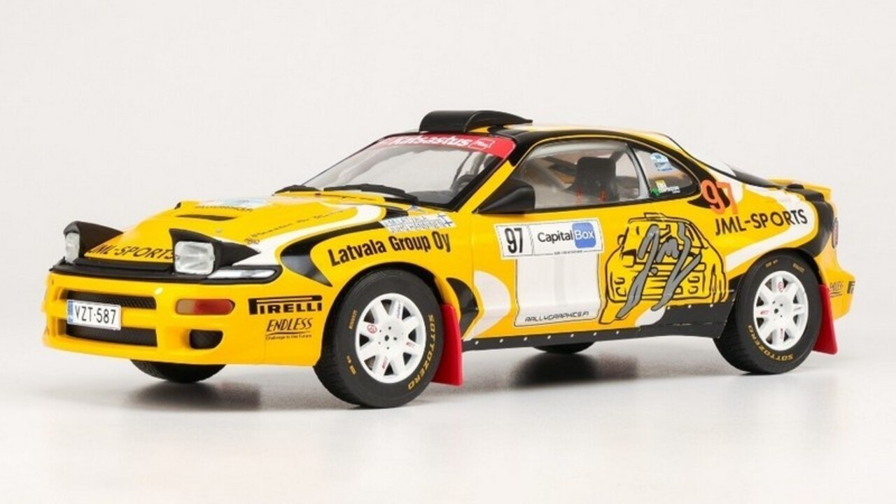 Toyota Toyota Celica GT-Four Turbo (ST 185) #97 Rally Artic Lapland 2024 - 1:18 - IXO Models Toyota Toyota Celica GT-Four Turbo (ST 185) #97 Rally Artic Lapland 2024 - 1:18 - IXO Models