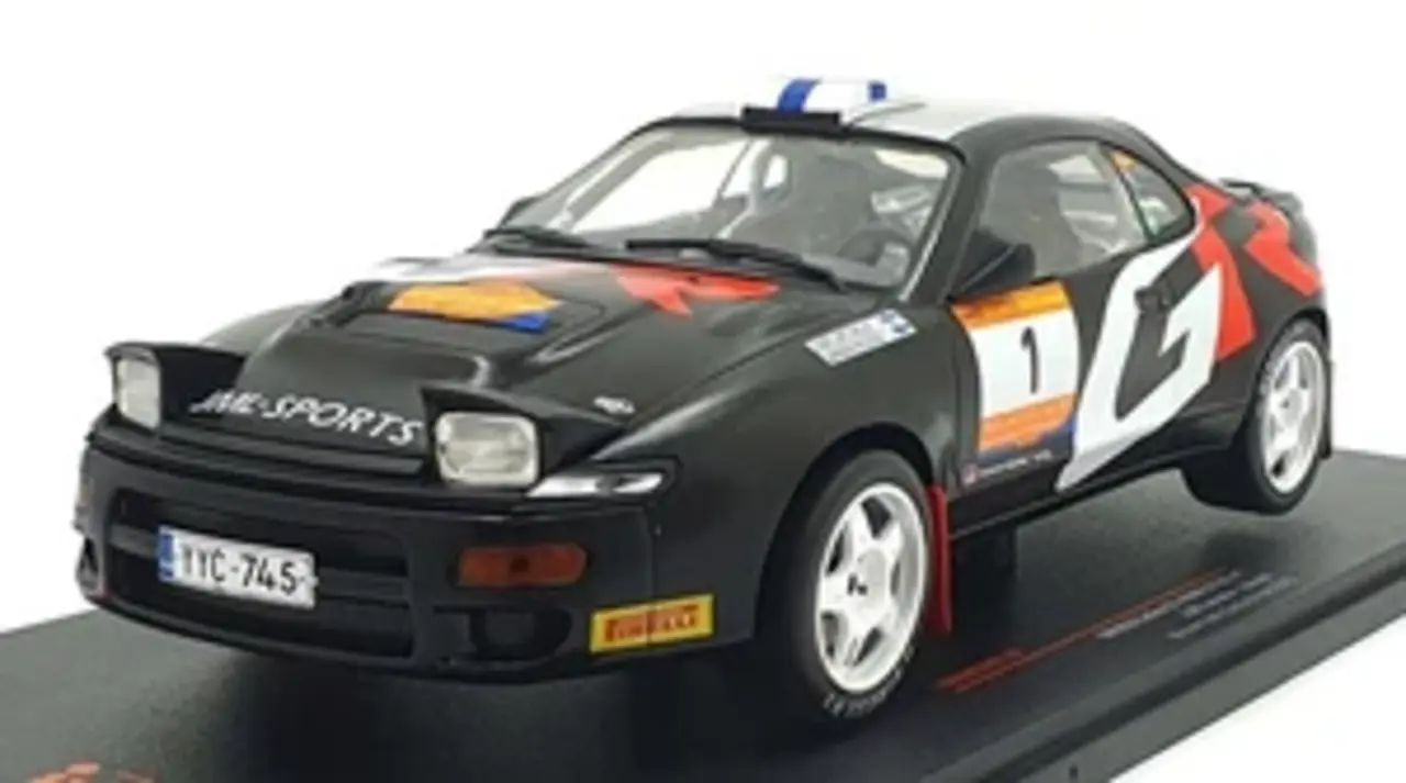 Toyota Toyota Celica GT-Four Turbo (ST 185) #1 Rally Costa Brava 2025 - 1:18 - IXO Models Toyota Toyota Celica GT-Four Turbo (ST 185) #1 Rally Costa Brava 2025 - 1:18 - IXO Models