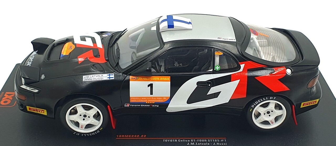 Toyota Toyota Celica GT-Four Turbo (ST 185) #1 Rally Costa Brava 2025 - 1:18 - IXO Models Toyota Toyota Celica GT-Four Turbo (ST 185) #1 Rally Costa Brava 2025 - 1:18 - IXO Models