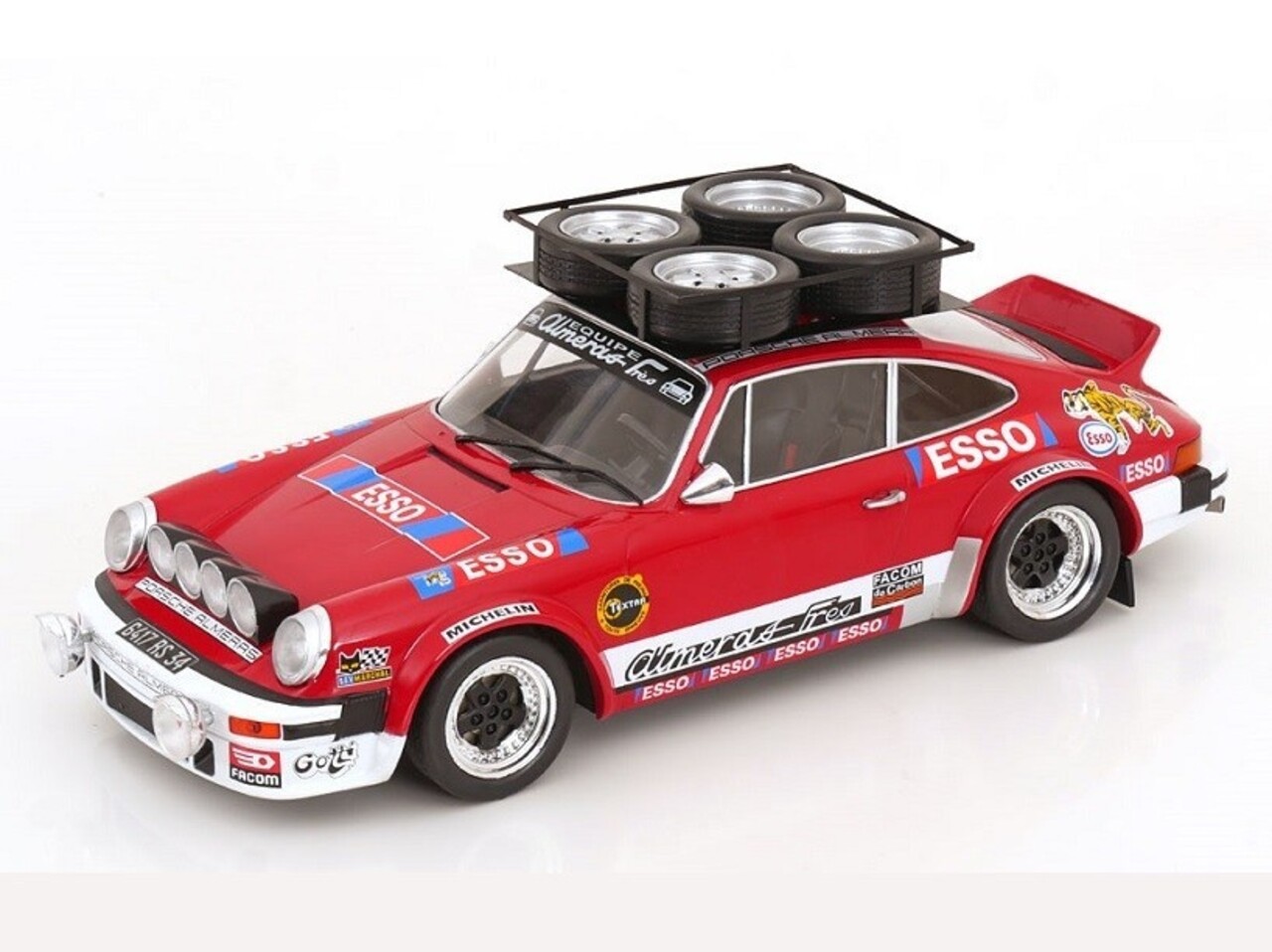 Porsche Porsche 911 SC Gr.4 #0 Rally Monte Carlo 1980 Night Version (Assistance Car) - 1:18 - IXO Models