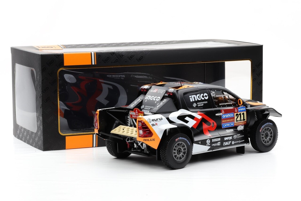 Toyota Toyota GR DKR Hilux Evo T1U #211 Rally Dakar 2024 - 1:18 - IXO Models Toyota Toyota GR DKR Hilux Evo T1U #211 Rally Dakar 2024 - 1:18 - IXO Models