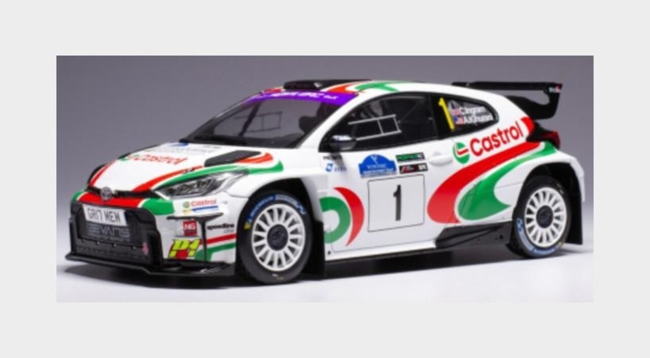 Toyota Toyota GR Yaris Rally 2 #1 Winner Rally Voyonic Grampian Forest (Scotland) 2024 - 1:18 - IXO Models Toyota Toyota GR Yaris Rally 2 #1 Winner Rally Voyonic Grampian Forest (Scotland) 2024 - 1:18 - IXO Models