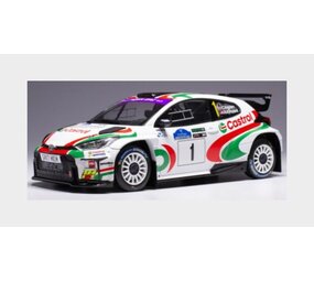 Toyota Toyota GR Yaris Rally 2 #1 Winner Rally Voyonic Grampian Forest (Scotland) 2024 - 1:18 - IXO Models Toyota Toyota GR Yaris Rally 2 #1 Winner Rally Voyonic Grampian Forest (Scotland) 2024 - 1:18 - IXO Models