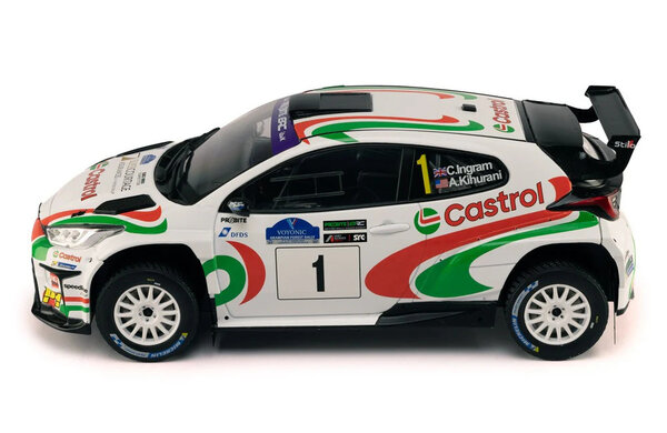 Toyota Toyota GR Yaris Rally 2 #1 Winner Rally Voyonic Grampian Forest (Scotland) 2024 - 1:18 - IXO Models Toyota Toyota GR Yaris Rally 2 #1 Winner Rally Voyonic Grampian Forest (Scotland) 2024 - 1:18 - IXO Models