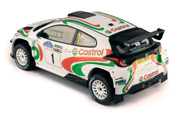 Toyota Toyota GR Yaris Rally 2 #1 Winner Rally Voyonic Grampian Forest (Scotland) 2024 - 1:18 - IXO Models Toyota Toyota GR Yaris Rally 2 #1 Winner Rally Voyonic Grampian Forest (Scotland) 2024 - 1:18 - IXO Models