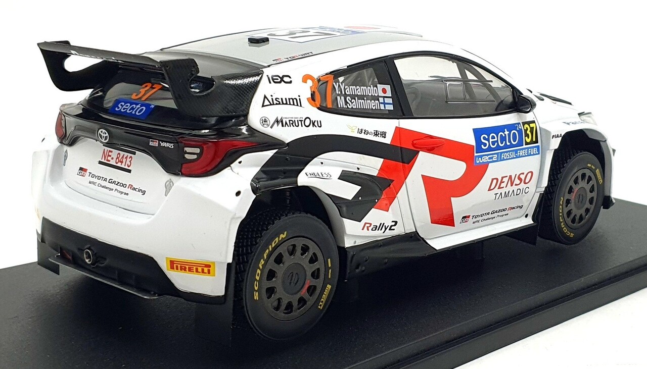 Toyota Toyota GR Yaris Rally 2 #37 Rally WM Rally Finland 2024 - 1:18 - IXO Models Toyota Toyota GR Yaris Rally 2 #37 Rally WM Rally Finland 2024 - 1:18 - IXO Models